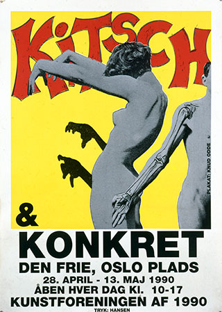 Graphics_Kitsch-&-Konkret_160x120cm_Silk-screen-poster_1990