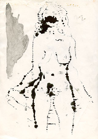 Paper_Nude-girl_29,5x21cm_Ink_1984