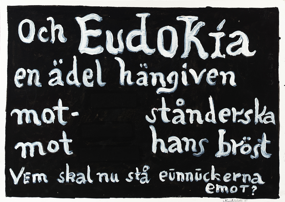 Paper_Och Eudokia (Ekelöf)_30,5x40,5cm_Gouache_2001