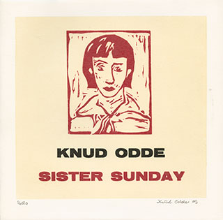 Vinyls_Sister-Sunday_10”-vinyl-record,-27x27cm_Linocut-on-cardboard-sleeve_2009